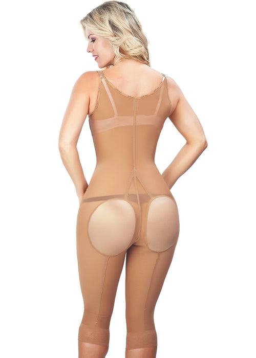 1648 - Lipo Express 2nd Stage Thin strap long leg Lycra Derriere