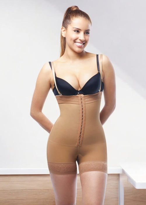 1650 – Bodyshaper Strapless short Lycra buttocks